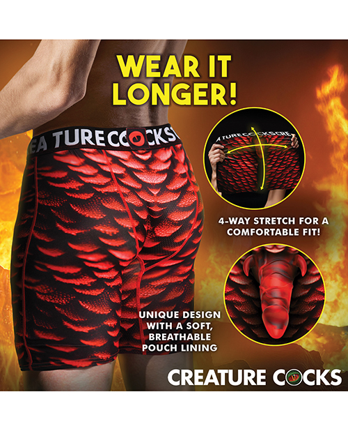 Thumbnail for Creature Cocks - Creature Wear Horny Devil Demon Boxer Shorts - MD
