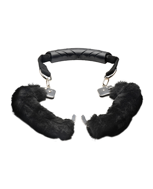 Thumbnail for Master Series Furry Handcuffs w/Handle