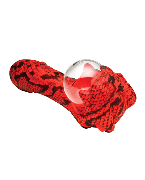 Thumbnail for Creature Cocks Cobra Scepter Plasma Vibrator - Red/Black