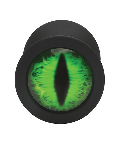 Thumbnail for Creature Eye Green Eye Silicone Butt Plug - Large