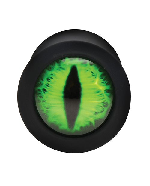 Thumbnail for Creature Eye Green Eye Silicone Butt Plug - Medium