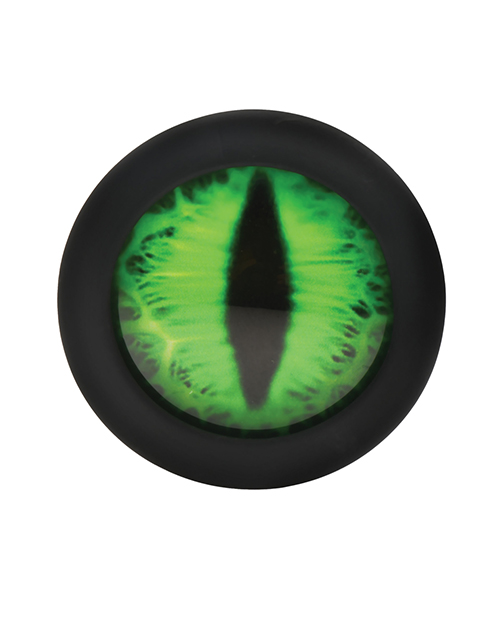 Thumbnail for Creature Eye Green Eye Silicone Butt Plug - Small