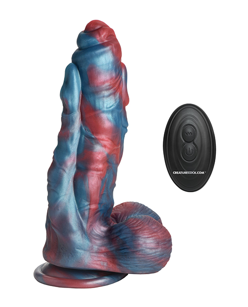 Thumbnail for Creature Cocks Hydra Vibrating Silicone Dildo