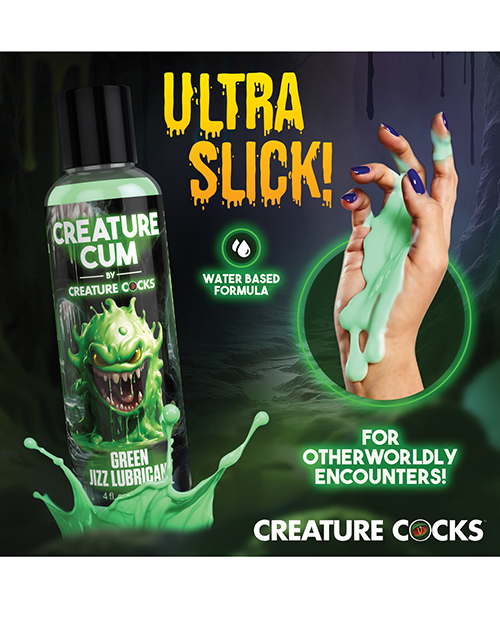 Thumbnail for Creature Cocks - Creature Cum Green Water-Based Lubricant 4 oz