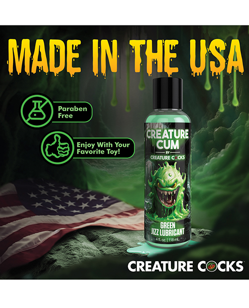Thumbnail for Creature Cocks - Creature Cum Green Water-Based Lubricant 4 oz