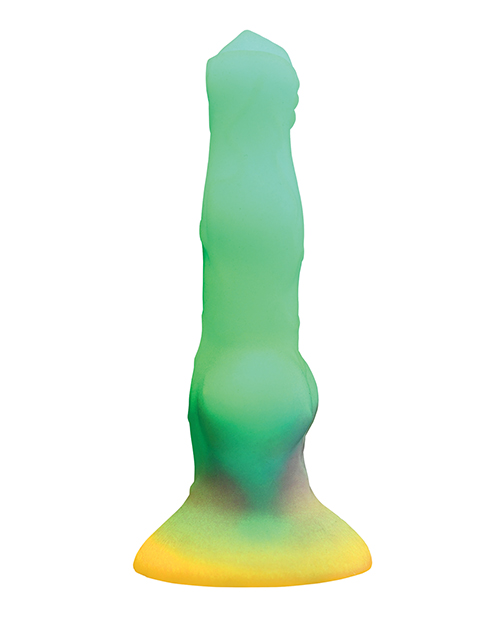 Thumbnail for Creature Cocks - Vibrating Space Cock Glow-in-the-Dark Silicone Dildo w/Remote
