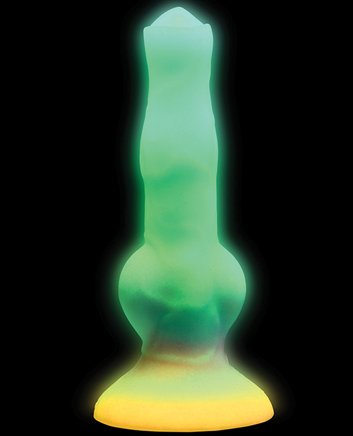 Thumbnail for Creature Cocks - Vibrating Space Cock Glow-in-the-Dark Silicone Dildo w/Remote