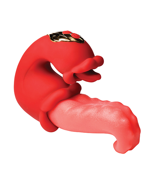 Thumbnail for Lickgasm Lick Lasher Licking Vibrator - Red