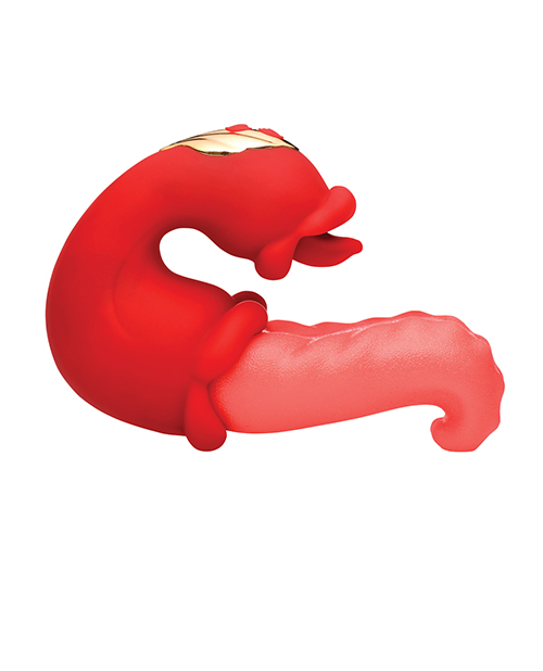 Thumbnail for Lickgasm Lick Lasher Licking Vibrator - Red