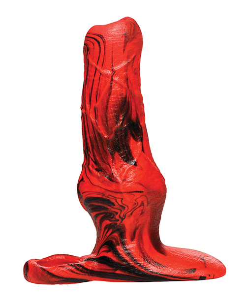 Thumbnail for Creature Cocks Hellhound Silicone Penis Enhancer - Red/Black