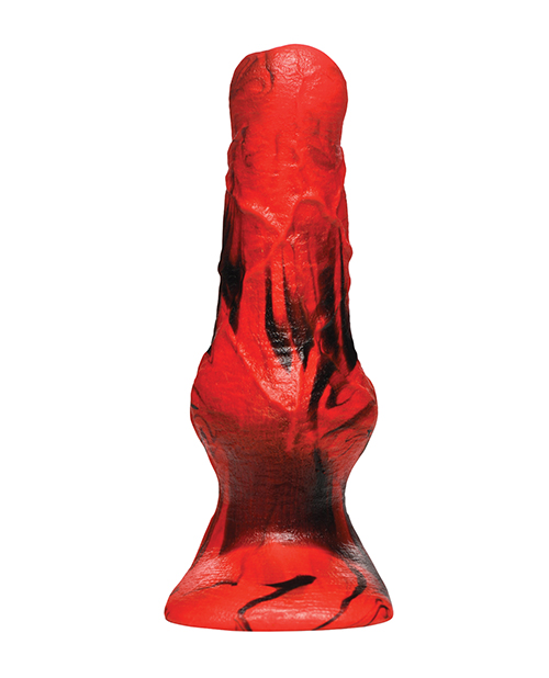 Thumbnail for Creature Cocks Hellhound Silicone Penis Enhancer - Red/Black