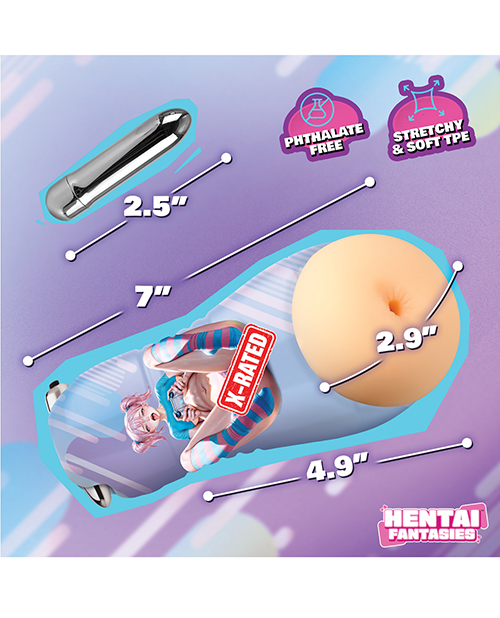 Thumbnail for Hentai Fantasies Haruka the Gamer Girl Vibrating Ass Stroker