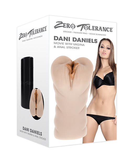 Zero Tolerance Dani Daniels Movie w/Vagina &amp; Anal Stroker - Light
