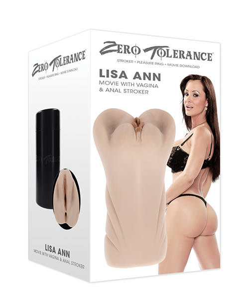 Zero Tolerance Lisa Ann Movie w/Vagina &amp; Anal Stroker - Light