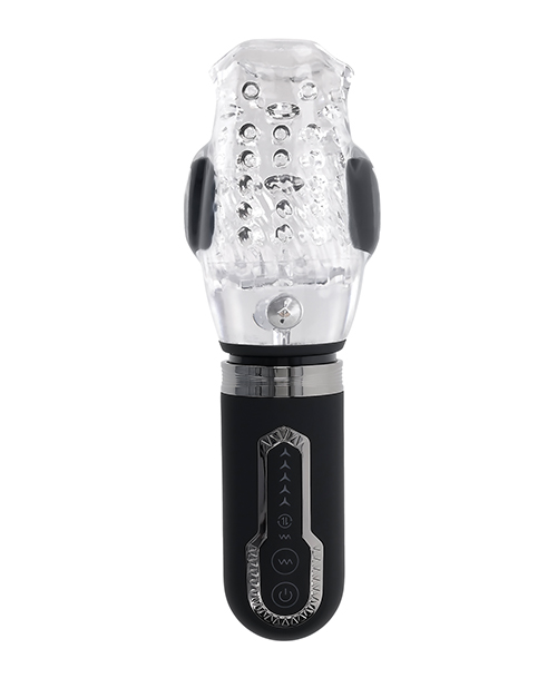 Thumbnail for Zero Tolerance Thrill Ride Rechargeable Stroker - Black/Clear