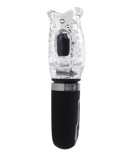 Thumbnail for Zero Tolerance Thrill Ride Rechargeable Stroker - Black/Clear