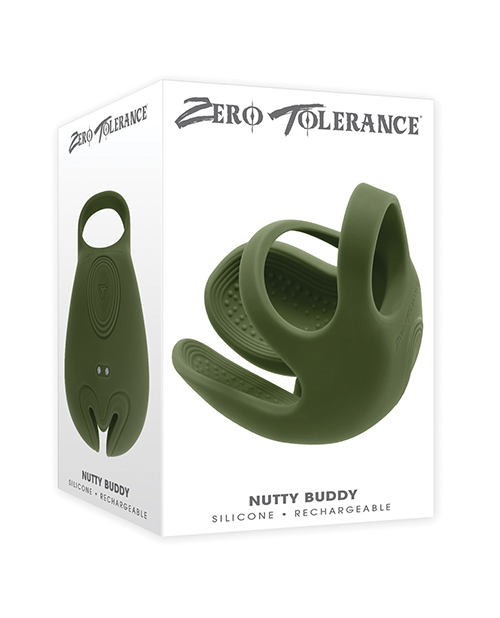 Zero Tolerance Nutty Buddy Cock &amp; Ball Vibrator - Green